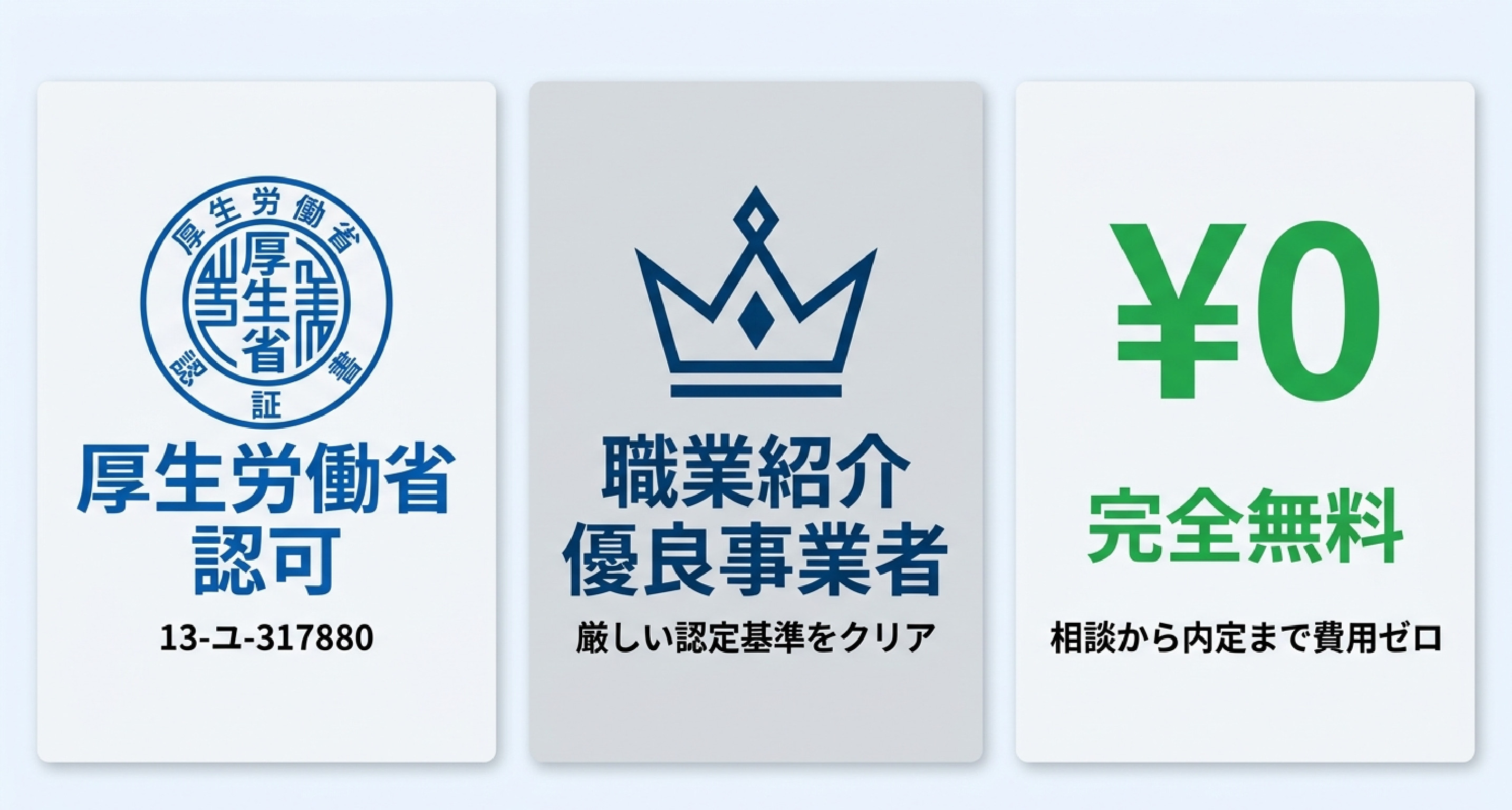 信頼できる大手のサービス
